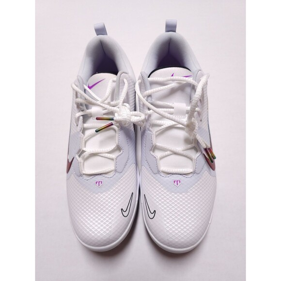 Nike Force Zoom Trout 9 Pro MCS Rainbow FB2908-106 Baseball Cleats Size 10.5 main image 6